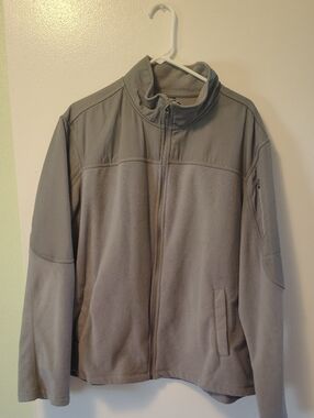 STARTER Men's Grey Full-Zip Fleece Jacket XL